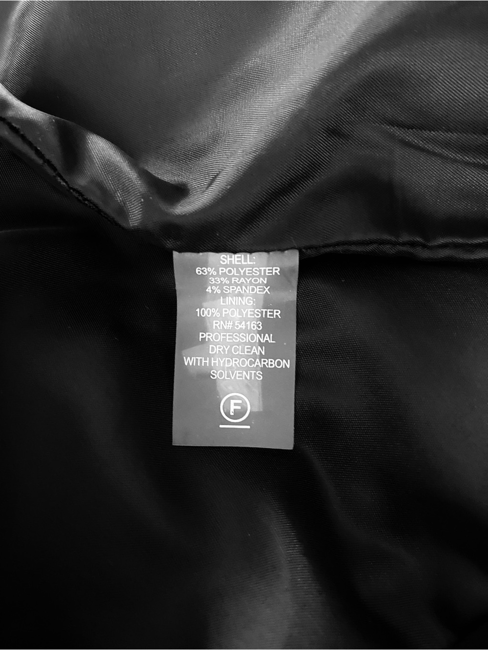 Calvin Klein Black Dress with White Piping - Picture 5 of 8